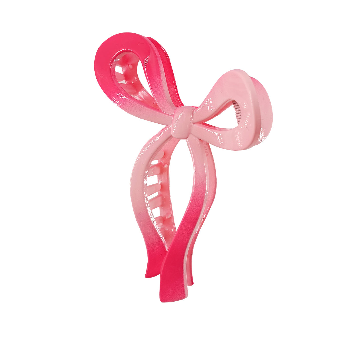 1PC 13cm Simple & Versatile Hollow Streamer Bow Claw Clip