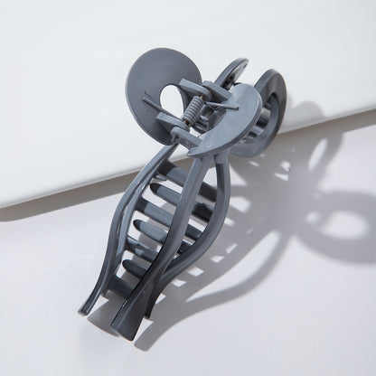 1PC 13cm Simple & Versatile Hollow Streamer Bow Claw Clip